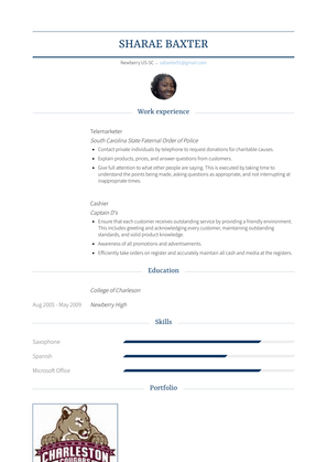 Telemarketer Resume Sample and Template