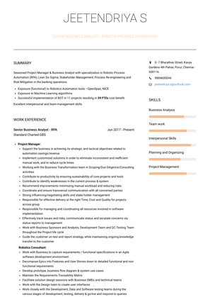 Team Manager Resume Sample and Template