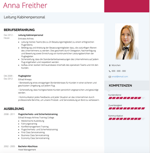 null CV Beispiel und Vorlage