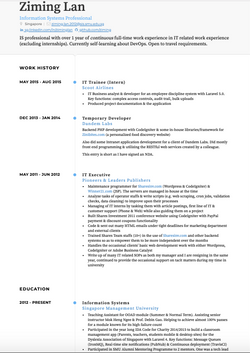 Trainee Resume Sample and Template