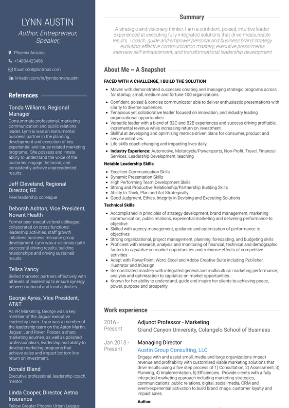 Manager Resume Samples And Templates VisualCV manager-resume-samples-and-templates-visualcv