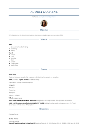 Junior Associate Consultant Resume Sample and Template