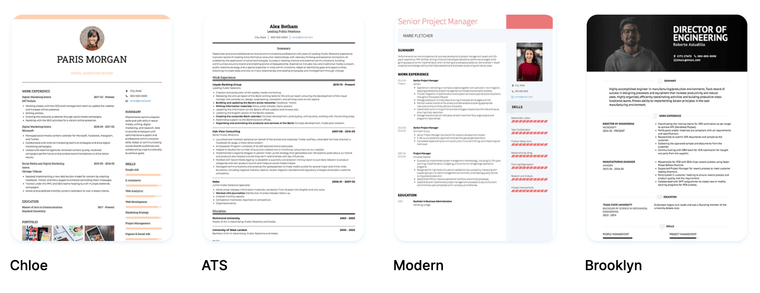 CV Basics: Templates