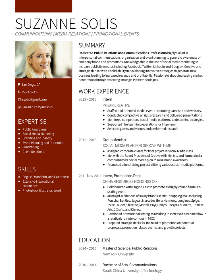 Gallant CV Template