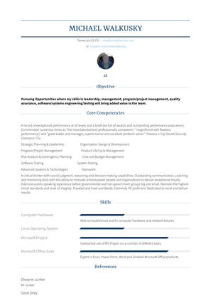 Senior Systems Engineer Resume Sample and Template