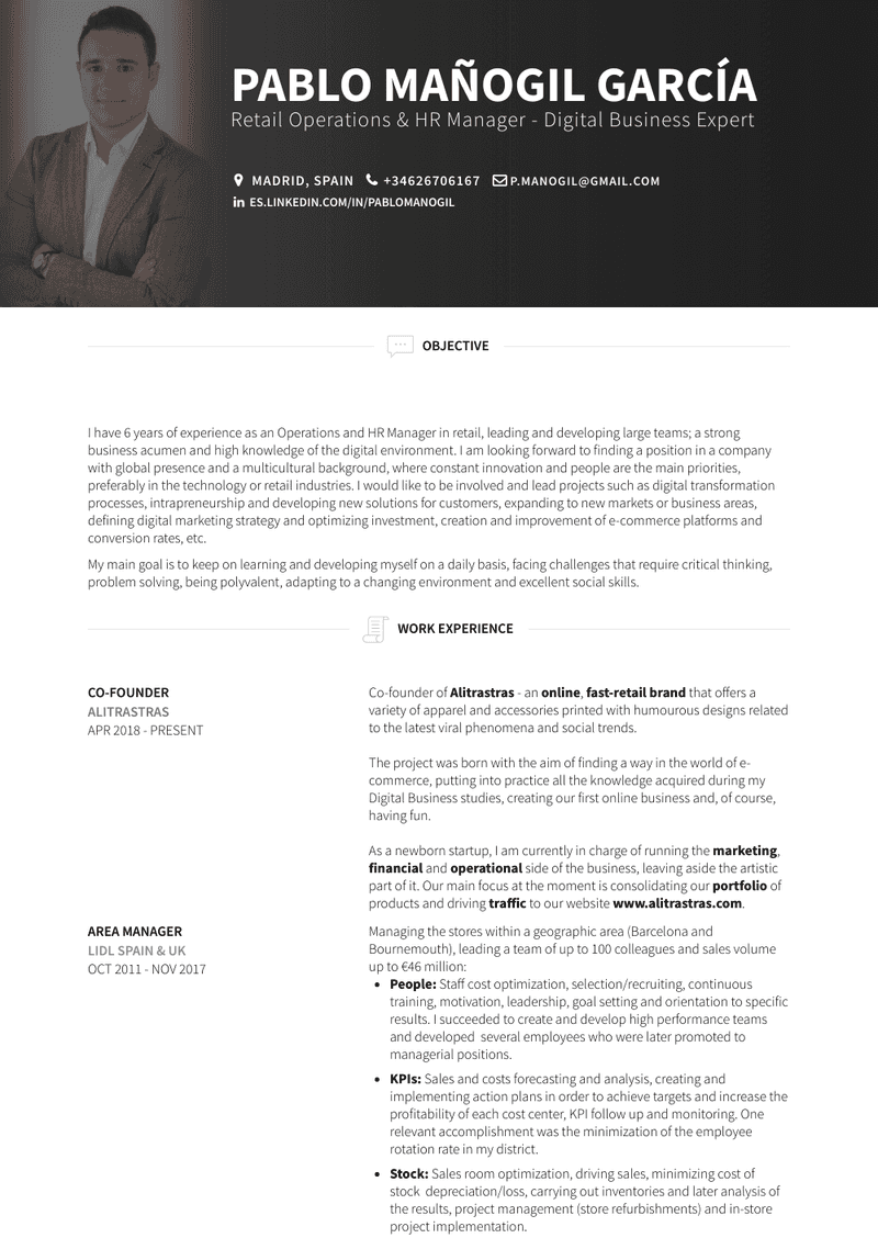 District Sales Manager Resume Sample and Template