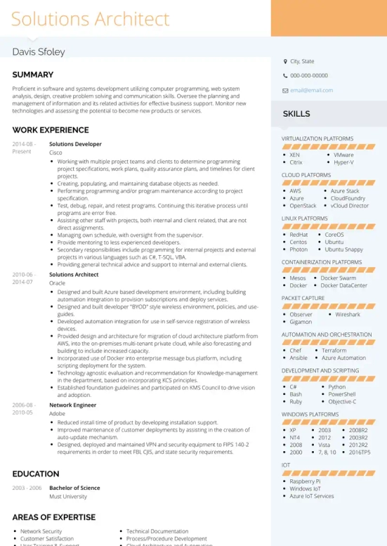 ibm resume skills