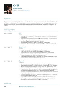 Refined Resume Template and Example - Monaco by VisualCV	