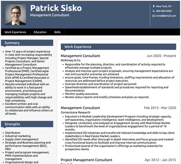 How to Write a Consulting Resume [with steps, tips, and examples]