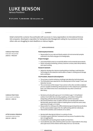 Best Various Positions Resume Sample and Template for 2026 Various Positions Resume Sample and Template