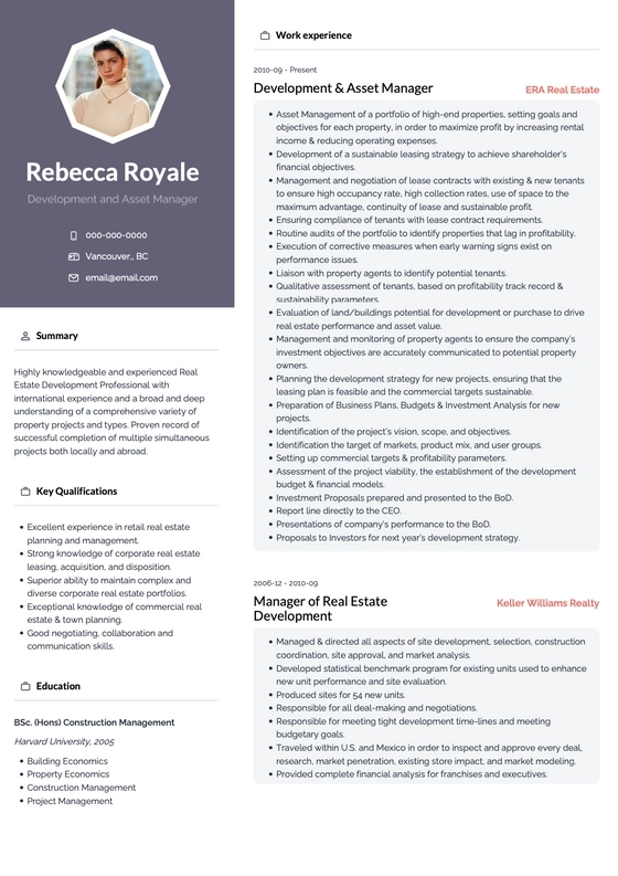 Management Google Docs Resume Template
