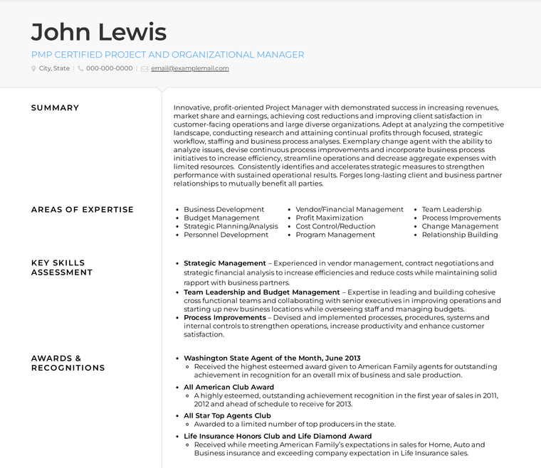 New Zealand Resume Format: Skills-Based