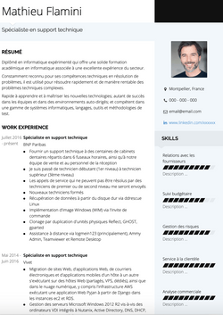 informatique Resume Sample and Template