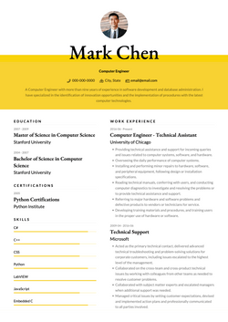 Elegant Resume Template by VisualCV