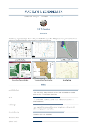 Gis Technician Resume Sample and Template