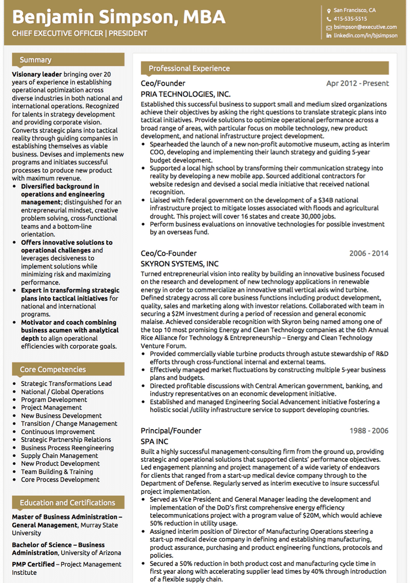 Exemplo e modelo de null CV