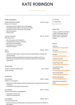 Internship No Experience Resume Examples [+4 Samples]