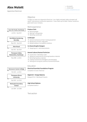 Landscaper Resume Sample and Template