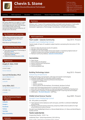 Community Team Leader   Galaxies Community Resume Sample and Template