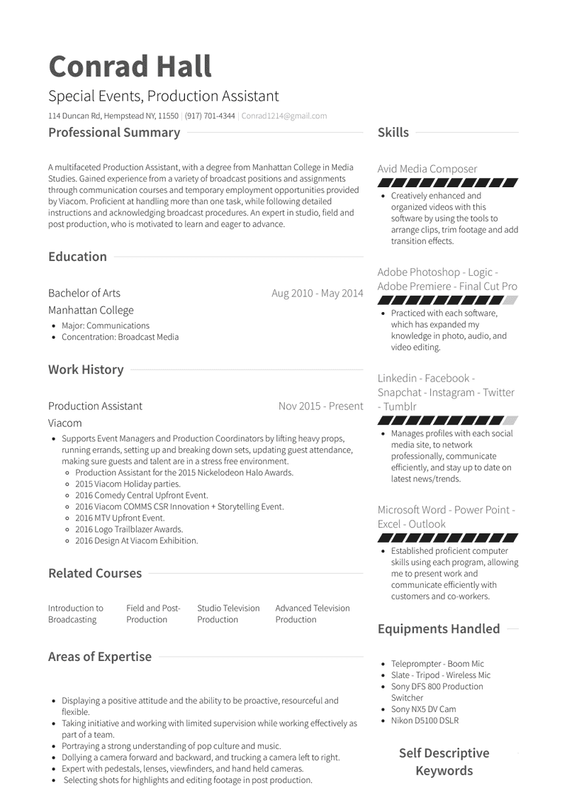 Material Handler  Resume Sample and Template