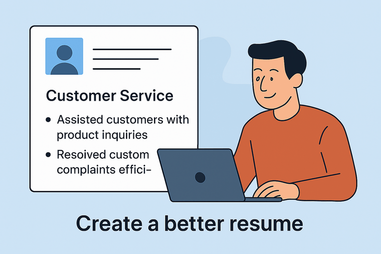 create a customer service resume