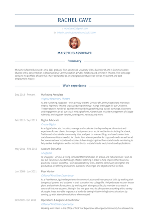 Digital Advocate Resume Sample and Template