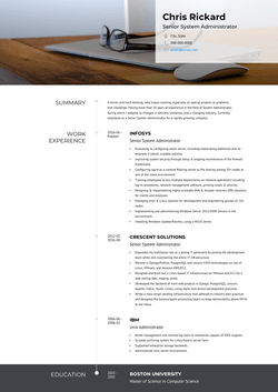 Online Resume Template and Example - Marketing by VisualCV
