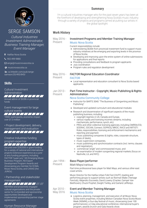 Event And Member Training Manager Resume Sample and Template