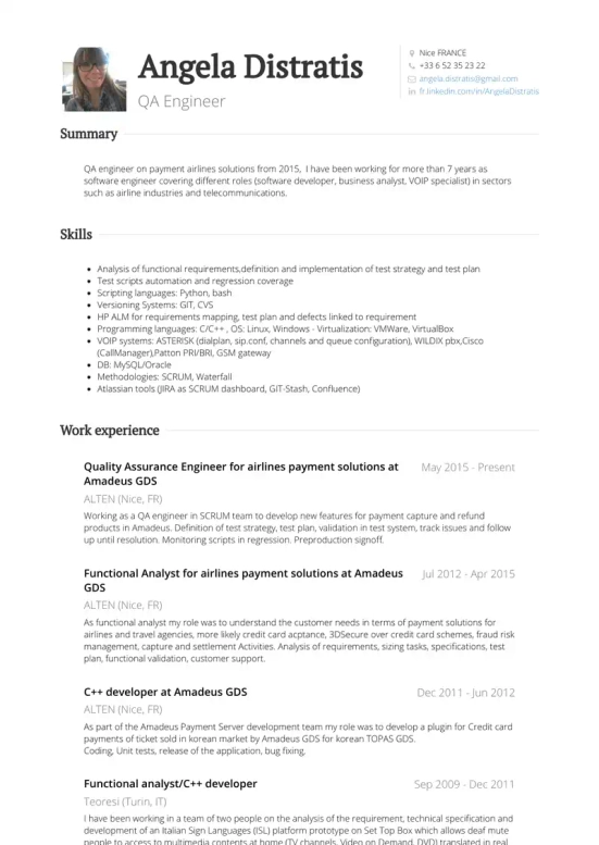 Quality Assurance Resume Objective Examples
