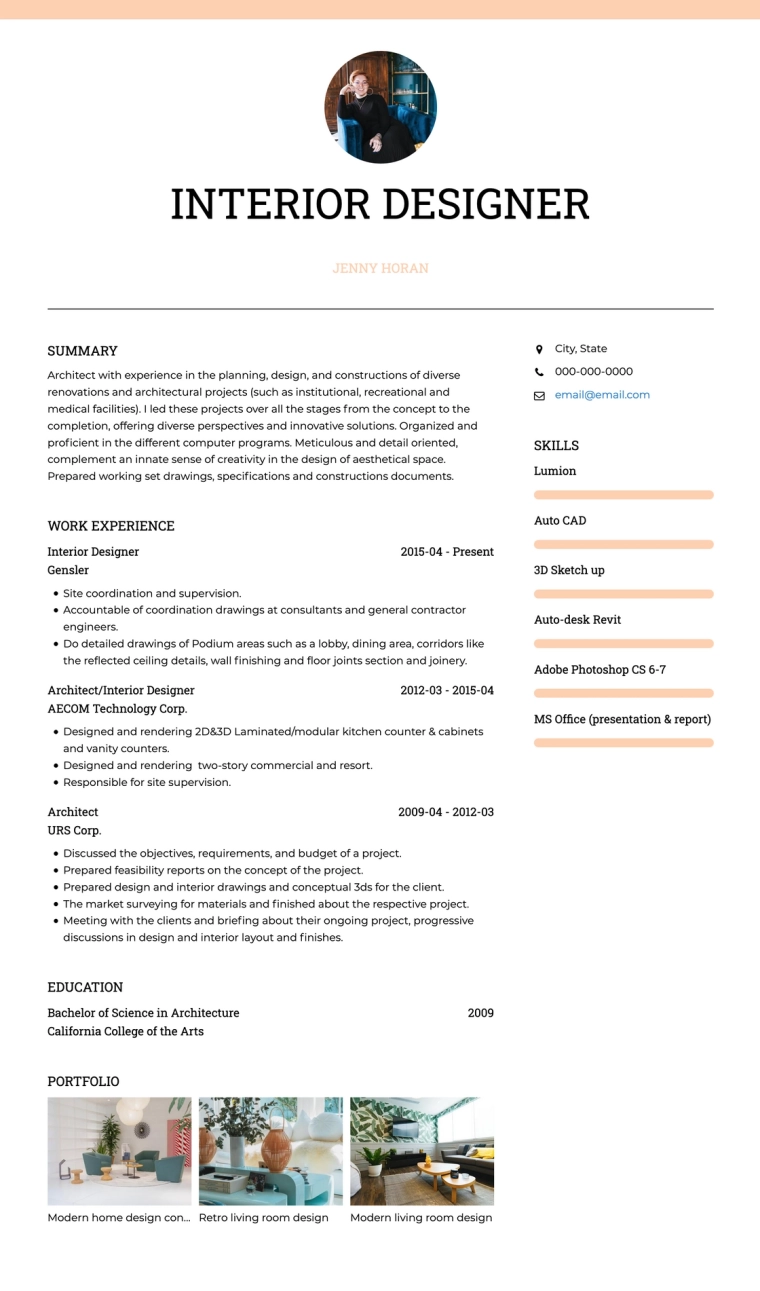Design Google Docs Resume Template