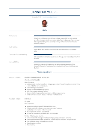 Deli Clerk Resume Sample and Template