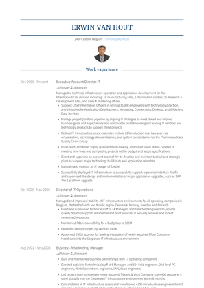 Executive Account Director It Resume Sample and Template