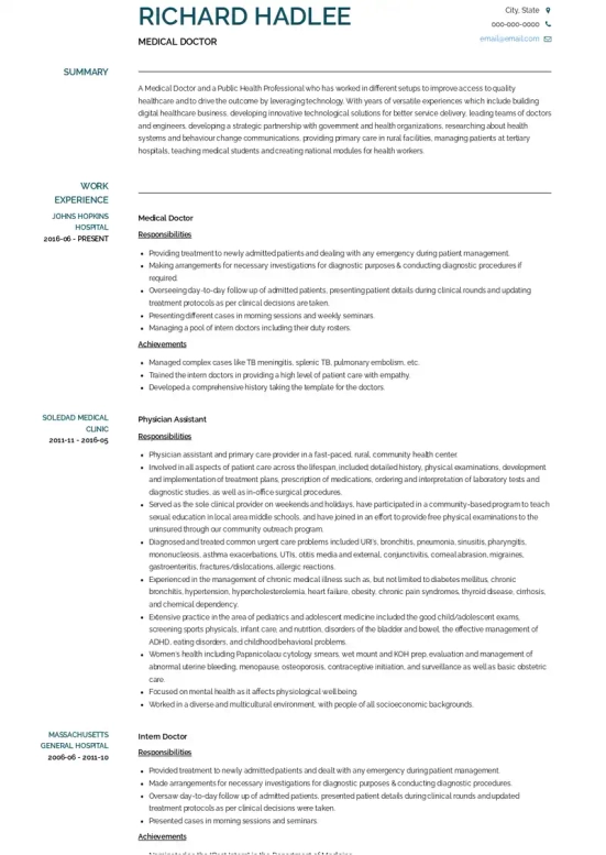 Medical Office Resume Objective Examples