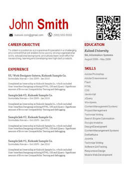 Web Developer Resume Sample and Template