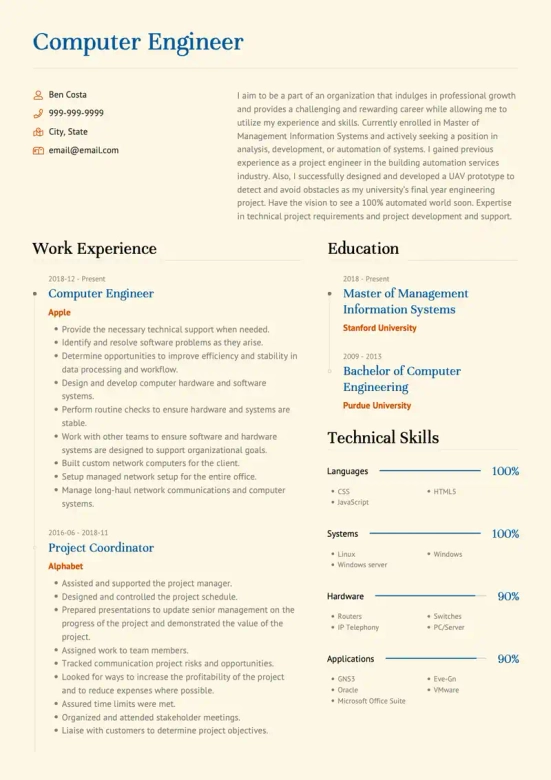 oracle resume skills