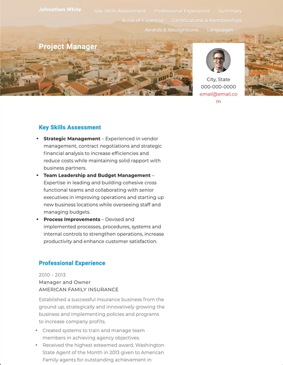 Modern Resume Template Google Docs
