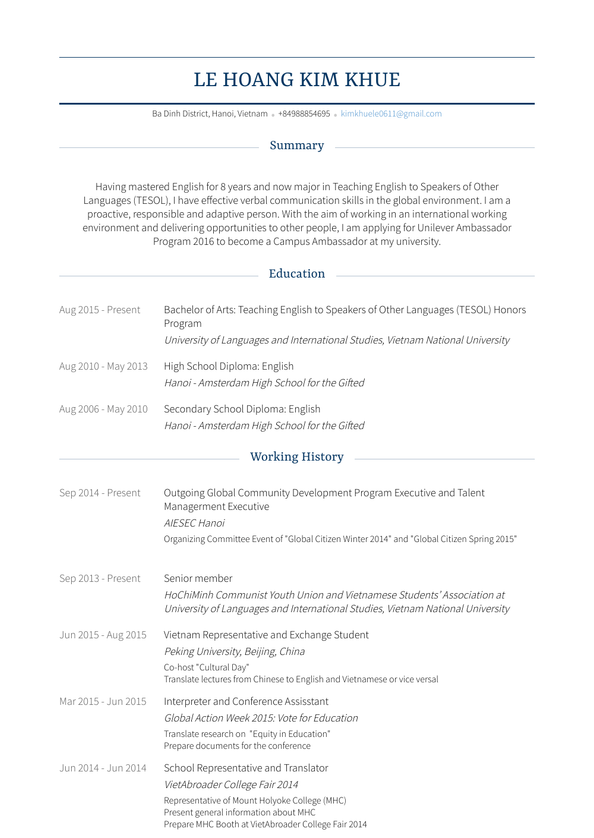 Honors Resume Samples And Templates VisualCV honors-resume-samples-and-templates-visualcv