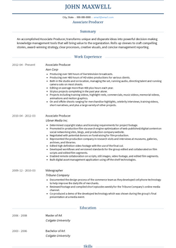 Free Real Professional Resume Samples  VisualCV