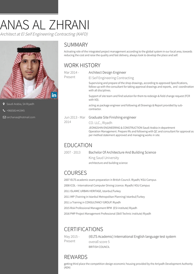 Design Engineer Resume Samples and Templates | VisualCV
