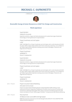 Superintendent Resume Sample and Template