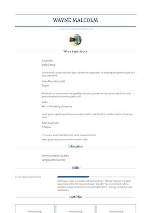 Babysitter Resume Sample and Template