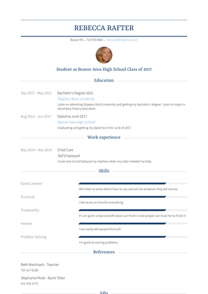 Child Care Resume Sample and Template