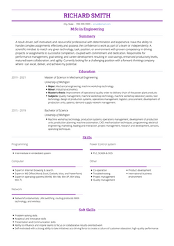 Entry Level Resume Sample and Template