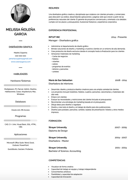 Creativo Resume Sample and Template