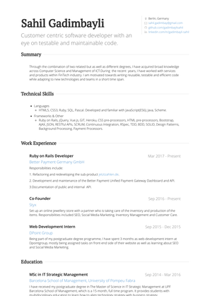 Data Analyst  Summer Internship Resume Sample and Template