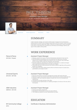 Targeted Resume Template and Example - Onyx by VisualCV	