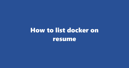docker on resume banner image