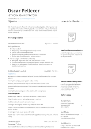 Desktop Support Resume Sample and Template