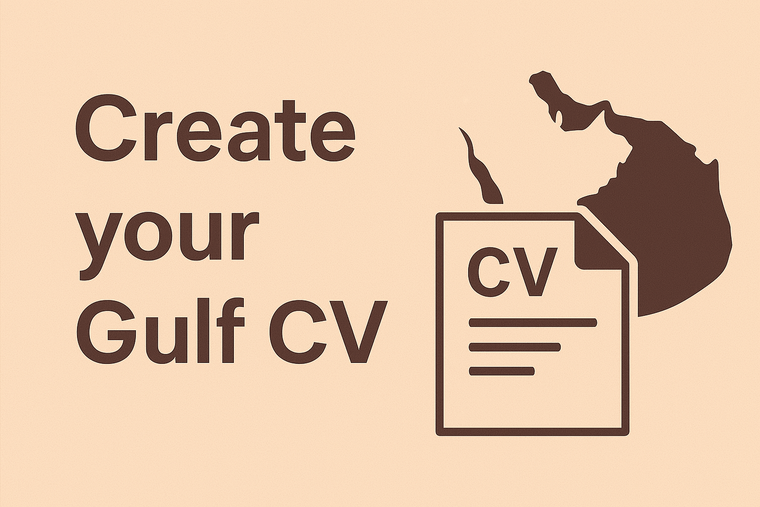 create your gulf cv
