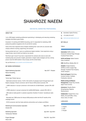 Marketing Communications Specialist Resume Sample and Template